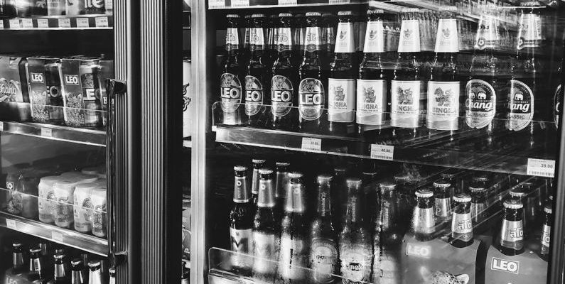 Storage Options - Beer bottles on shelves in store