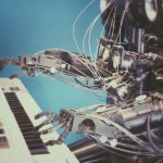 Artificial Intelligence - robot playing piano